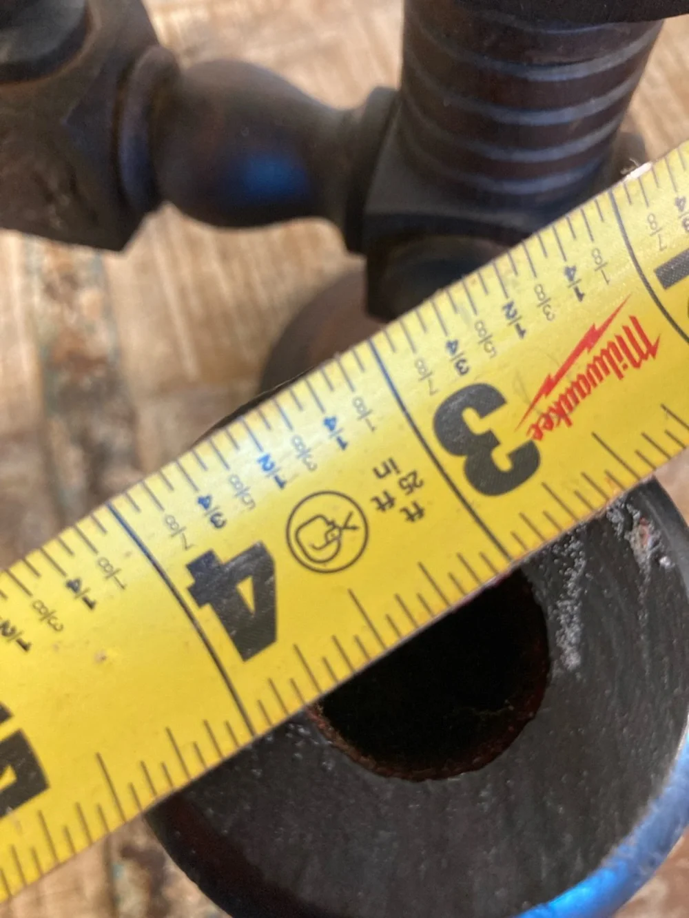 Spanish Revival Gothic Wood Candelabra 5 Candle 13” Rustic Decor - Picture 15 of 16